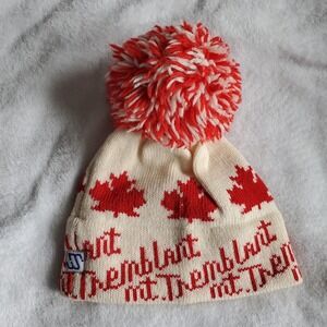 Vintage Murray Merkley Beanie Hat winter snow Virgin Wool Mt. Tremblant Canada